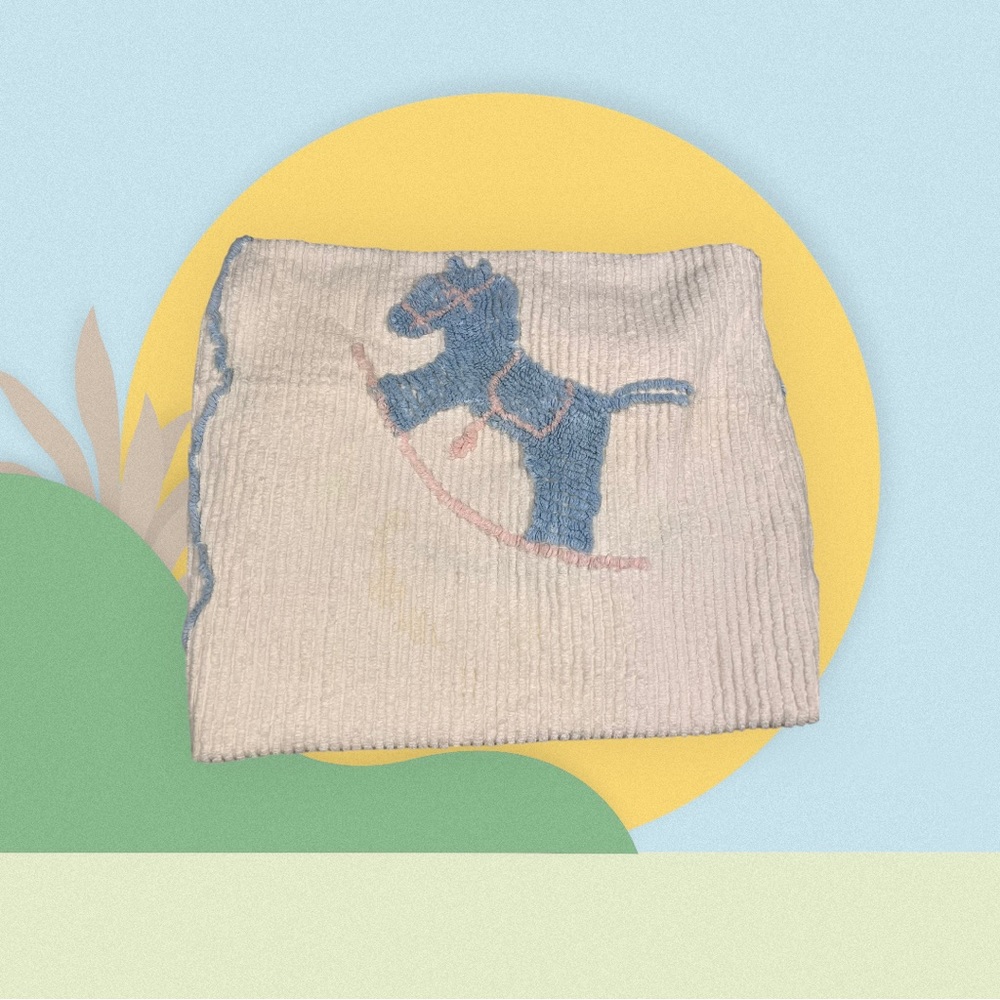 Vintage baby blanket